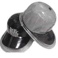Boîtes de rangement et d'emballage en PVC estampé pour casquettes de baseball, protection pour chapeaux d'animaux, présentoir de vente au détail, expédition, vente en gros