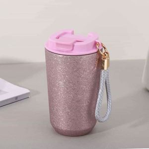 Simple 304 Stainless Steel Coffee Mug Portable Car <b>Thermos</b> Business Office Gift Dual-Drink Mug - Product Image 3