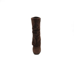Bottes mi-<span class=keywords><strong>mollet</strong></span> <span class=keywords><strong>pour</strong></span> femmes, style western, à tige plissée, à talons hauts et fins, à bout carré, <span class=keywords><strong>pour</strong></span> toutes les saisons - Product Image 2