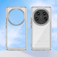 Pour Xiaomi 14 étui Ultra clair, couleur bonbon doux TPU Gel pare-chocs dur acrylique couverture arrière étui de téléphone portable pour Xiaomi Mi 14 Ultra