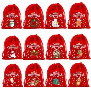 Top Selling Plush Santa <b>Sack</b> <b>Christmas</b> Gift Bag with Customized Color & Logo for Kids New Year Gifts - Product Image 3