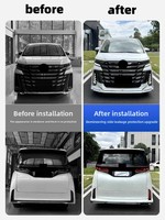 Nouveau kit carrosserie blanc pour Alphard série 40 2024 – Amélioration/Modernisation : Pare-chocs avant, jupes latérales, lèvre arrière en ABS