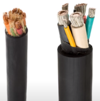 Câble de connexion pour générateur de type W robuste, résistant aux intempéries, avec gaine en caoutchouc renforcée