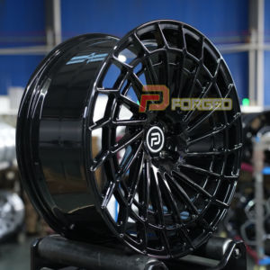 Venta caliente de fábrica 18 20 21 22 pulgadas llantas de aleación forjadas en negro brillante 5x5x120 112 para <span class=keywords><strong>Mercedes</strong></span> - Product Image 2