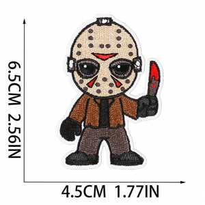 แพทช์ปักลายฟักทองฮาโลวีนสำหรับตกแต่งเสื้อผ้าและหมวก - Product Image 3