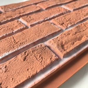 Panneau mural en briques rouges Panneau mural en briques en pierre PU Design élégant <span class=keywords><strong>pour</strong></span> la décoration intérieure - Product Image 3