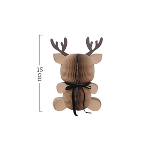 Ideas <span class=keywords><strong>de</strong></span> Regalo 2026: Adorables Adornos Navideños <span class=keywords><strong>de</strong></span> Papel con Forma <span class=keywords><strong>de</strong></span> Ciervo, Decoración Festiva para el Hogar, Adornos <span class=keywords><strong>de</strong></span> Mesa - Product Image 5