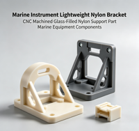 Échantillons de supports légers en nylon pour instruments marins, service personnalisé d'impression 3D SLS en nylon renforcé de verre