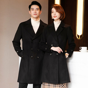 Gabardina larga de lana para hombre, nueva tendencia de moda, chaqueta Formal de nailon/algodón, chaqueta de otoño para primavera e invierno - Product Image 6