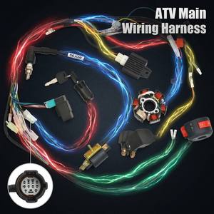 SEJOW ATV 主线束 50cc 70cc 90cc 110cc 彩色编码多分支插头连接器 OEM 替换件 - Product Image 1