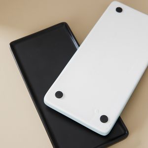 بالجملة طراز شمال افريقي ابيض واسود صواني قهوة للفنادق ومقهى مستطيل طبق كيك وحلويات سيراميك طبق تقديم سوشي - Product Image 2