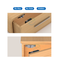 TTlock App Smart RFID Card Access Serrure d'armoire cachée Casier de tiroir invisible pour une utilisation au bureau à domicile
