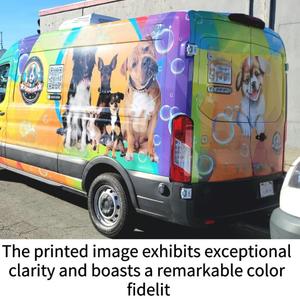 Glossy PVC Vinyl Pet Backlit phim cho in ấn kỹ thuật số quảng cáo nhuộm-đáp ứng vật liệu cho mặt sau in ấn Poster chất liệu - Product Image 3