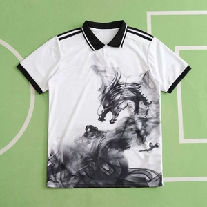 Maillot de football personnalisé haut de gamme, <span class=keywords><strong>version</strong></span> thaïlandaise rétro internationale, édition spéciale, 100% polyester, vêtements de football imprimés en 3D - Product Image 4