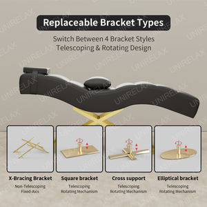 Cama de Lujo para Pestañas Union Win Curvada para Extensiones Sillón de Salón de Belleza Camilla para Pestañas Cama de Masaje para Pestañas - Product Image 4