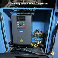 Variateur de fréquence (VFD) GOLDBELL G580M 15KW 3 phases AC 380V pour compresseurs d'air et moteurs synchrones, efficacité 95%