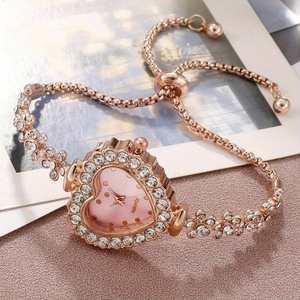 192012 femmes ensemble de bijoux mode montre à quartz classique - Product Image 5