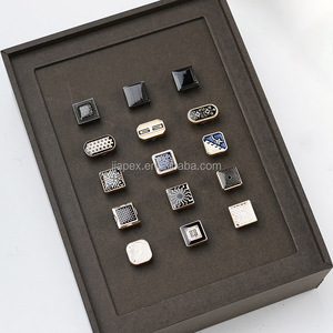 Fabbrica OEM ODM Custom Logo Design in lega di zinco in metallo 4 parte camicia pulsante premere il pulsante Thobe chiusura a bottone per indumento - Product Image 6