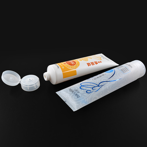 Bán buôn tùy chỉnh màu hồng trắng bóp tay rỗng kem mềm ống 50ml 80ml 100ml sữa rửa mặt nhựa bao bì Mỹ phẩm ống - Product Image 4