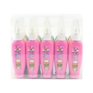 Pink Yellow Blue Non-toxic correction fluid 8ml Weibo factory sales white out Typo correction student stationery