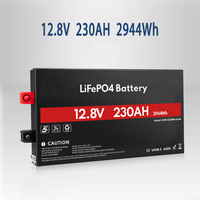 Batterie Lithium Fer LifePo4 à Cycle Profond pour Stockage d'Énergie Solaire Domestique 12V 600Ah 200Ah 300Ah 400Ah avec BMS 200A 300A – Entrepôt UE/USA