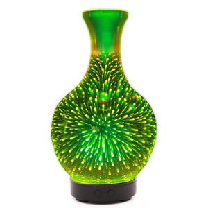 Diffuseur d'arômes en verre 3D LuminaGlow 0,5L, humidificateur ultrasonique, lumière LED, décoration d'intérieur, cadeau - Product Image 2