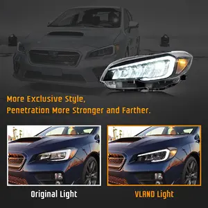 VLAND lampu depan LED Full Untuk Subaru WRX 2015-2021