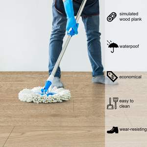 Revêtement de sol en vinyle PVC imperméable et résistant à l'usure, rouleau de 2*20m, tapis de sol, décoration intérieure, carreaux de sol - Product Image 3