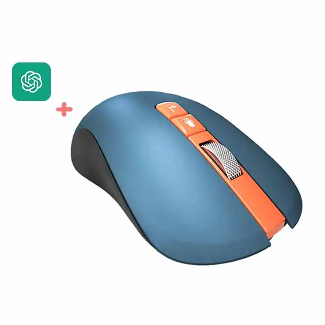 2.4Gワイヤレス翻訳言語からテキスト入力ボイスマウス多機能コンピューターサウンドマウスボイスマウス (CHATGPT付き)