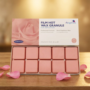 Bloc de cire chaude en gros 500g Rose Rose Dépilatoire Microcristalline OEM/ODM Épilation Visage et Corps Peaux Sensibles - Product Image 5