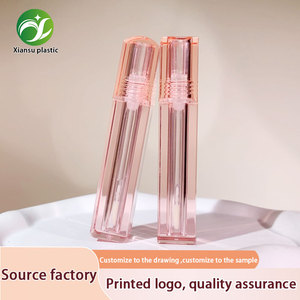 6ml Lip Gloss <strong>Tube</strong> pink square Lip Gloss Empty <strong>Tube</strong> Gloss Packaging Cosmetic Bottle clear Lipgloss <strong>Tube</strong> Lip Packaging - Product Image 2