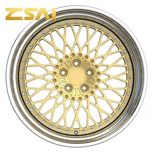 Vente flash, prix bas, 2 pièces de jantes de voiture pour <span class=keywords><strong>BMW</strong></span> E30 <span class=keywords><strong>M3</strong></span> E12 E28 535I 528I 320I <span class=keywords><strong>E36</strong></span> E23, design en maille personnalisé - Product Image 2