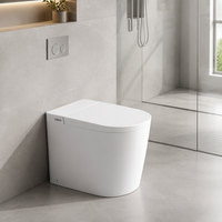 Bidet intelligent sur pied MWD avec couvercle à ouverture/fermeture automatique par capteur de pied, chauffage instantané, siège chauffant – Idéal pour projets hôteliers de luxe