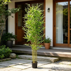 Bulk Realistic Bamboo – Artificial Foliage for Balcony <b>Privacy</b> <b>Screen</b> & Fence Decoration - Product Image 6