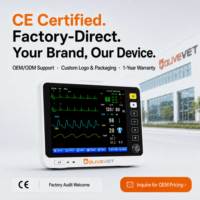 Moniteur de signes vitaux portable rechargeable multiparamètres OliveVet pour animaux, hôpitaux vétérinaires et cardiologie