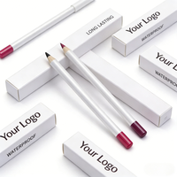 Private Label Mineralischer Natürlicher Veganer Lipliner Stift Hochpigmentiert Wasserfest Langanhaltend Individuelles Logo 26 Farben Großhandel