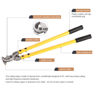 LK-500 शक्तिशाली एल्यूमीनियम तार काटने उपकरण मैनुअल केबल कैंची हाथ कैंची हाइड्रोलिक उपकरण - Product Image 5