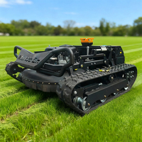 Mesin Pemotong Rumput Robot Kontrol Jarak Jauh Berbahan Bakar Bensin CE EPA, Pengiriman Gratis, Untuk Semua Medan