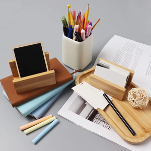 ที่วางนามบัตรไม้ไผ่สำหรับตั้งโต๊ะ ที่วางนามบัตรสำหรับโต๊ะทำงาน ที่วางนามบัตรสำหรับเคาน์เตอร์สำนักงาน ที่จัดระเบียบทำจากไม้ - Product Image 5