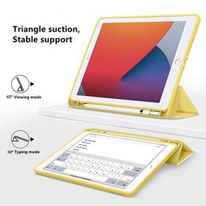 Étui de protection magnétique en cuir PU et silicone avec support pliable pour iPad Pro 11 2020, Air <span class=keywords><strong>5</strong></span>, Air 6 et Mini <span class=keywords><strong>5</strong></span>, avec emplacement pour stylet - Product Image 4