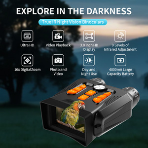 Jumelles numériques 4K infrarouges haute définition pour l'extérieur, observation des oiseaux, télescope transfrontalier, dispositif de vision nocturne - Product Image 2