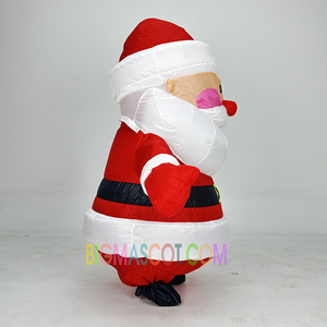 Costume de Père <span class=keywords><strong>Noël</strong></span> gonflable pour adultes et femmes - Ensemble complet sur le thème de <span class=keywords><strong>Noël</strong></span>, Mardi Gras/Carnaval, vacances - Product Image 5