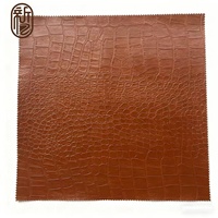 Cuir artificiel personnalisable à motif crocodile, cuir PVC, simili cuir, tissu écologique pour la couverture de boîtes à livres et l'emballage