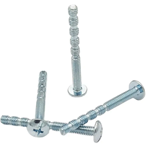 Vis de connexion à tête ovale en acier au carbone zingué, prix usine, pour poignées détachables, vis de machine pour boutons M4*45mm - Product Image 6