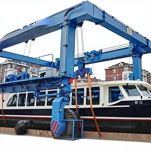 เครนยกไฟฟ้าที่ได้รับการรับรองมาตรฐาน CE ประสิทธิภาพสูง รับน้ำหนักได้ 320 ตัน ยกสูง 6-12 เมตร สำหรับท่าเรือ ยอชท์ และการขนย้าย - Product Image 2