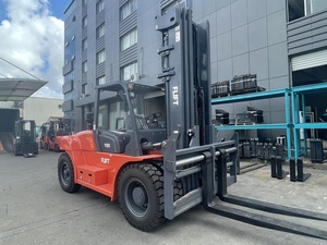 10 Ton carrello elevatore diesel con pneumatico elettrico idraulico pneumatico 1370mm forcella lunghezza 3m altezza di sollevamento prezzo all'ingrosso per la vendita - Product Image 3