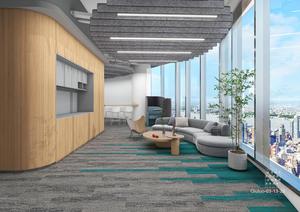 Alfombra de Bucle con Textura Degradada <span class=keywords><strong>para</strong></span> la Renovación de Pasillos de Edificios de Oficinas - Product Image 6