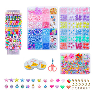 Kit de fabrication de bijoux DIY très populaire - Bracelet Onde de Plage et Ensemble de Perles, Accessoires Perles Acryliques Colorées - Product Image 3