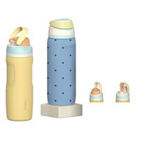 Bouteille d'eau sport isotherme à double paroi en acier inoxydable 304 sans BPA, écologique, cadeau d'affaires