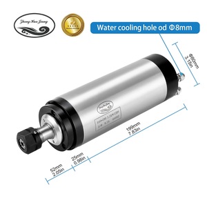 Low Noise 2.2KW ER20 110V/220V/380V Water-Cooled CNC Spindle Motor CE Standard VFD Kit CNC Router <b>Engraving</b> <b>Machine</b> Drilling - Product Image 3